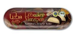 Produktfoto zu Marzipanbrot mit Zartbitterschokolade von Lubs