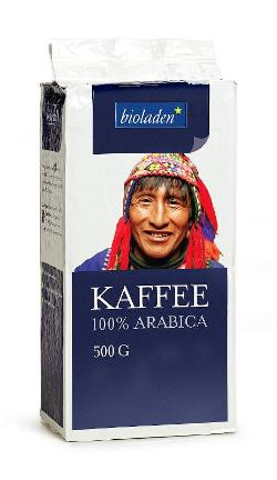 Produktfoto zu Kaffee Arabica gemahlen, mild von bioladen