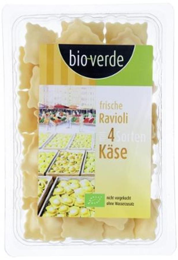 Produktfoto zu Ravioli mit 4 Sorten Käse von bio-verde