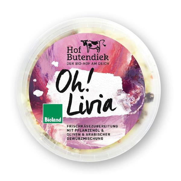 Produktfoto zu Sommerfrischkäse Oh!livia! von Hof Butendiek