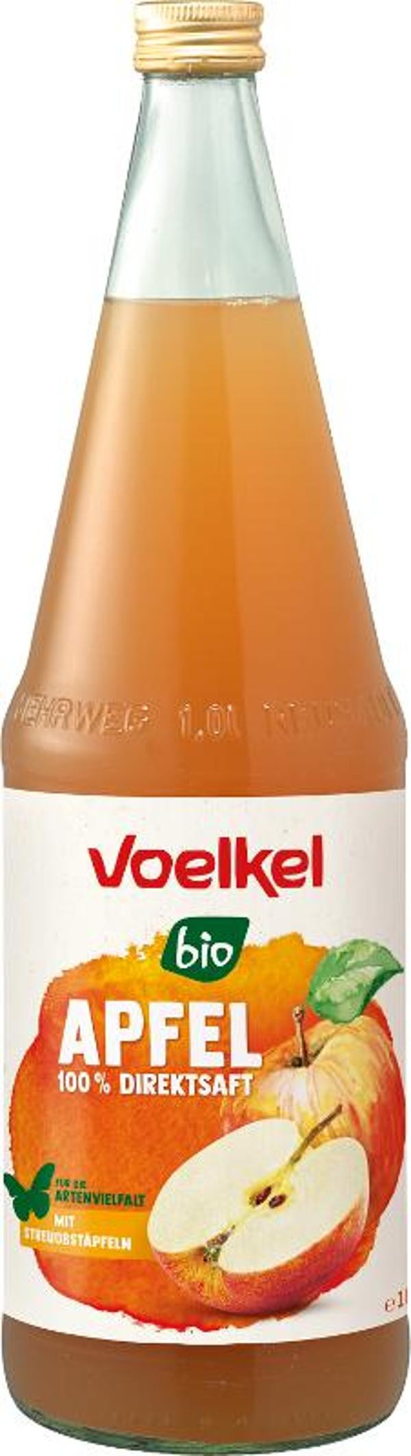 Produktfoto zu 6er Kasten Apfelsaft naturtrüb, Streuobst von Voelkel