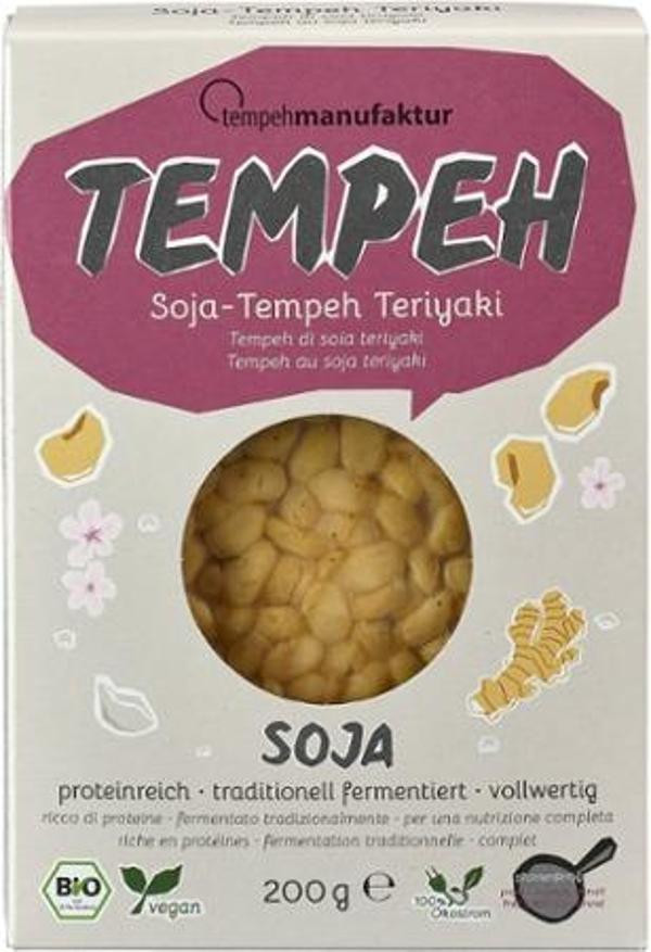 Produktfoto zu Tempeh Soja Teriyaki von Tempehmanufaktur