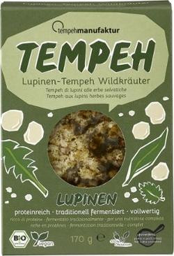 Produktfoto zu Tempeh Lupinen Wildkräuter von Tempehmanufaktur