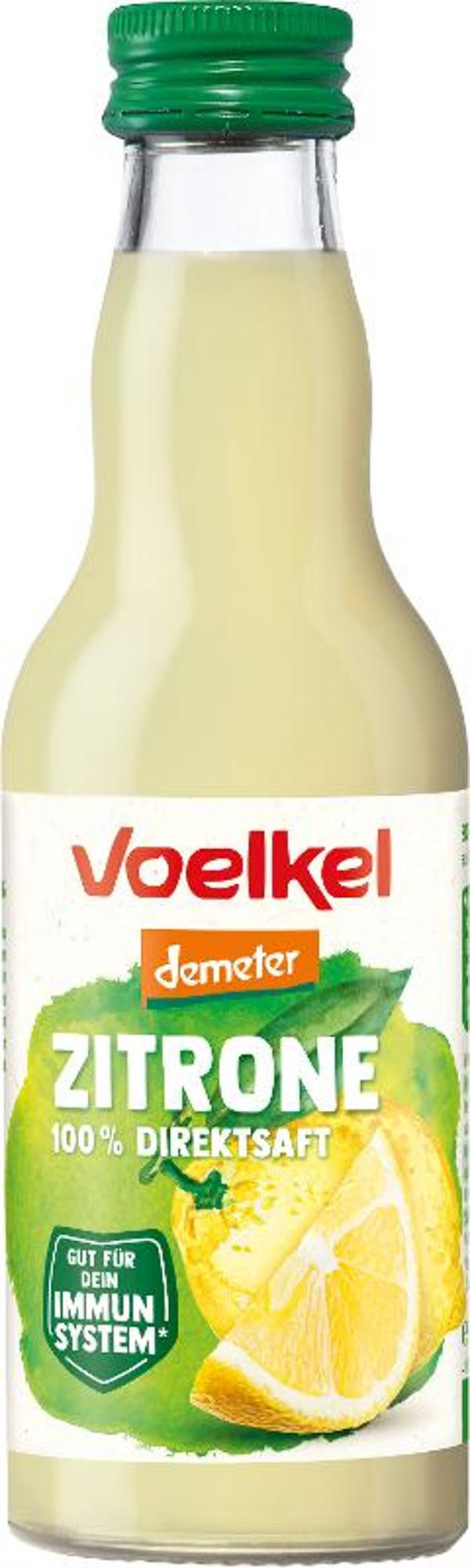 Produktfoto zu Zitronensaft, kleine Flasche von Voelkel