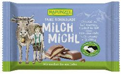 Produktfoto zu Milch Michl Schokolade mit Milchfüllung von Rapunzel