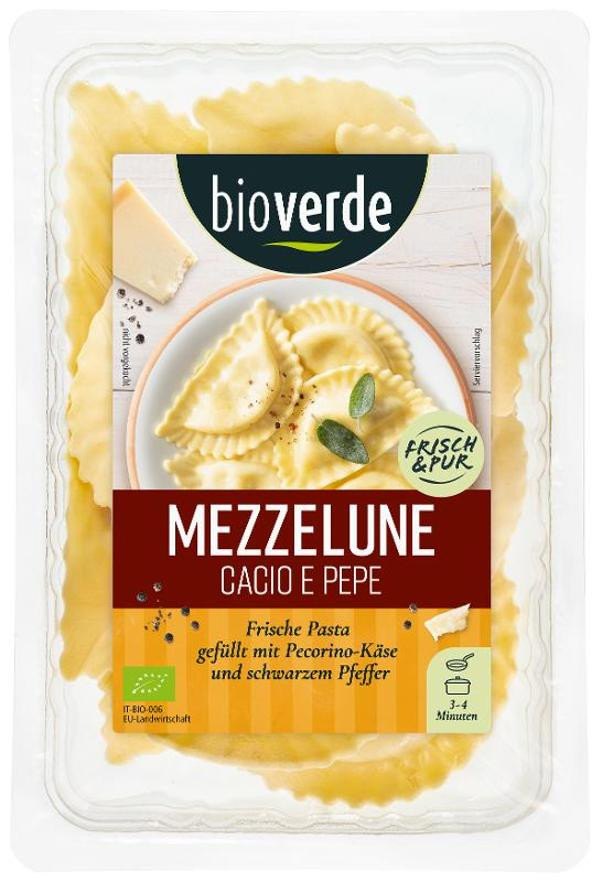 Produktfoto zu Mezzelune Cacio e Pepe von bio-verde