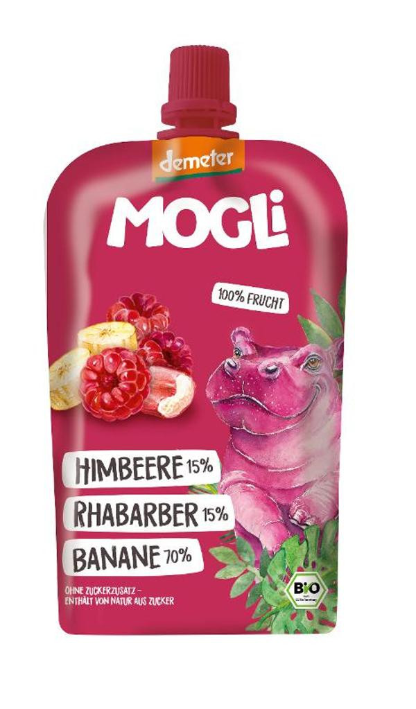 Produktfoto zu Quetschie Himbeere-Rhabarber-Banane von Mogli