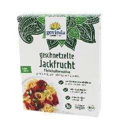 Produktfoto zu Jackfrucht Fruchtfleisch Geschnetzeltes von Govinda