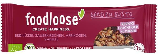 Produktfoto zu Nussriegel Garden Gusto von foodloose