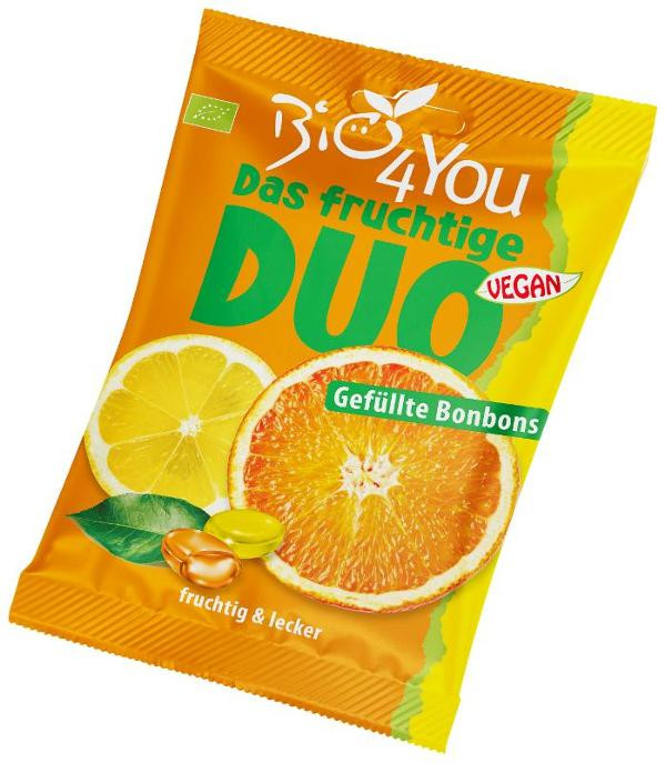 Produktfoto zu Das fruchtige Duo Bonbons von bio4You