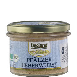 Produktfoto zu Pfälzer Leberwurst im Glas von Ökoland