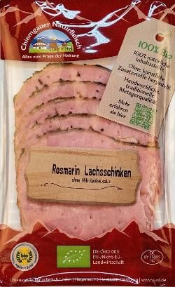 Produktfoto zu Rosmarin-Lachsschinken geschnitten von Chiemgauer