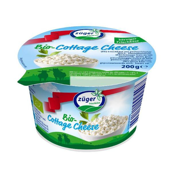 Produktfoto zu Hüttenkäse Cottage Cheese von Züger