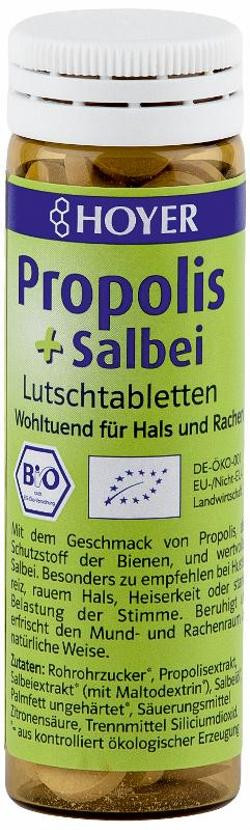 Produktfoto zu Propolis & Salbei Lutschtabletten von Hoyer