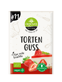 Produktfoto zu roter Tortenguss von Agava