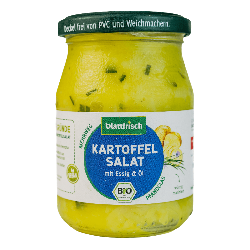 Produktfoto zu Kartoffelsalat mit Essig und Öl im Glas von Blattfrisch