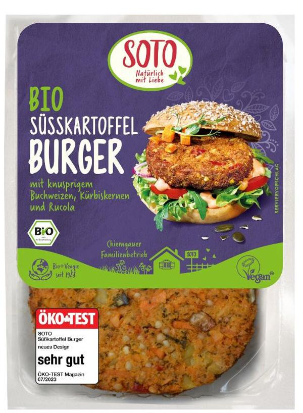 Produktfoto zu Süßkartoffel-Burger von Soto