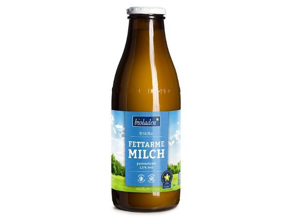 Produktfoto zu fettarme Milch, Flasche 1,5% von bioladen