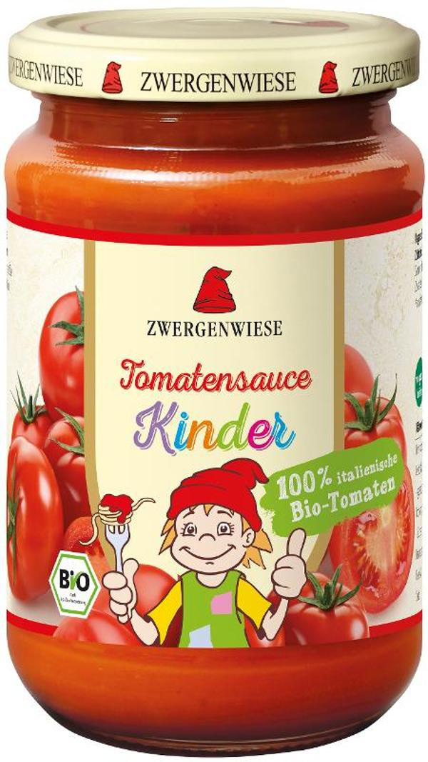 Produktfoto zu Kinder Tomatensauce mit Apfelsüße von Zwergenwiese