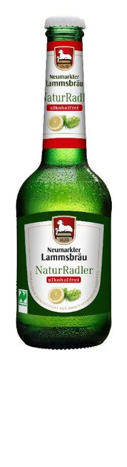 Produktfoto zu 10er Kasten Lammsbräu Radler alkoholfrei 0,33l