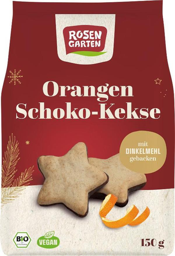 Produktfoto zu Orangen Kekse mit Zartbitterschokolade von Rosengarten