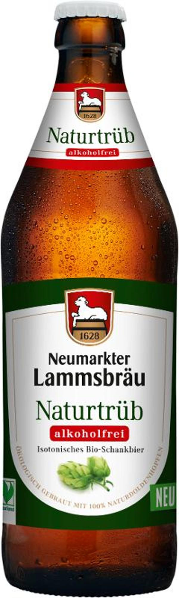 Produktfoto zu 10er Kasten Lammsbräu Naturtrüb alkoholfrei