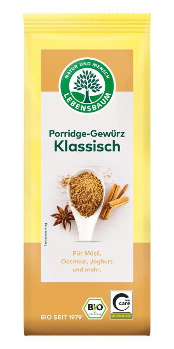 Produktfoto zu Porridge Gewürz Klassisch von Lebensbaum