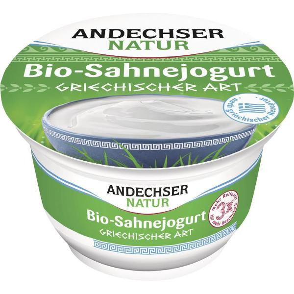 Produktfoto zu Sahnejoghurt griechische Art von Andechser