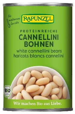 Produktfoto zu Weiße Cannellini Bohnen in der Dose von Rapunzel