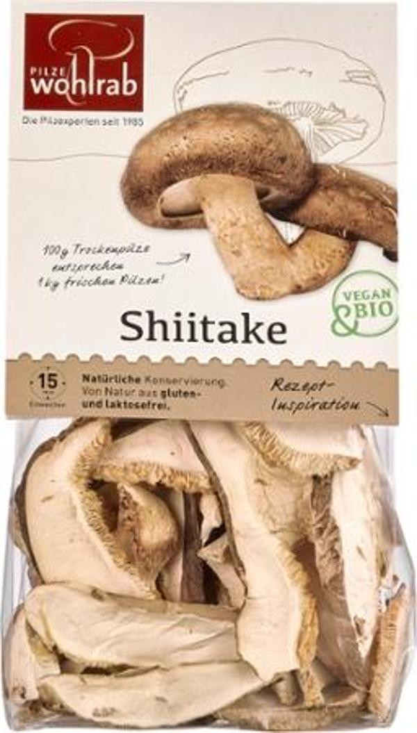 Produktfoto zu Shiitake Scheiben getrocknet von Wohlrab