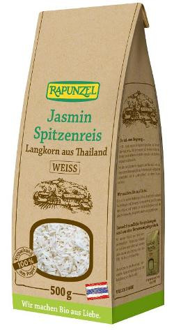 Produktfoto zu Jasmin Spitzenreis Langkorn, weiß von Rapunzel