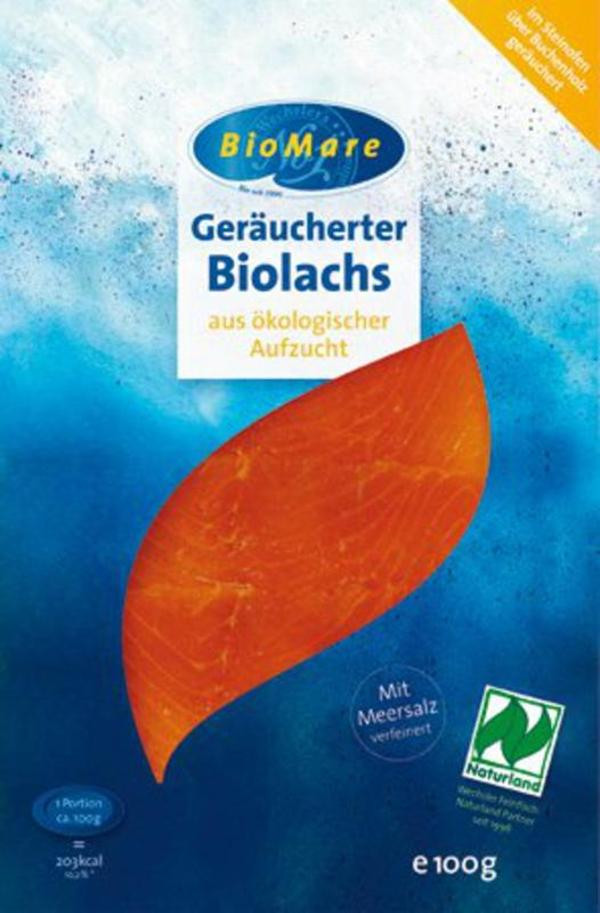 Produktfoto zu Irischer Atlantik Lachs, geräuchert von bio-Mare