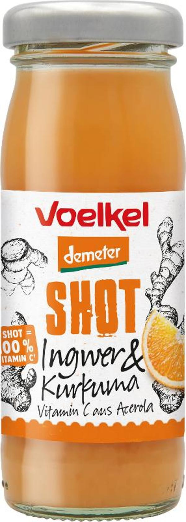 Produktfoto zu Shot Ingwer & Kurkuma von Voelkel