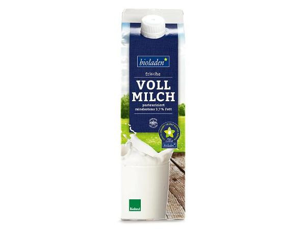 Produktfoto zu Frische Vollmilch 3,7% von bioladen