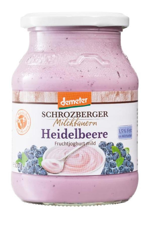 Produktfoto zu Joghurt Heidelbeere 3,5% von Schrozberger