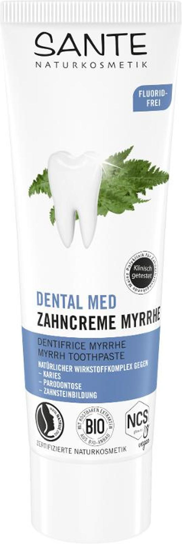 Produktfoto zu Zahncreme Myrrhe von Sante