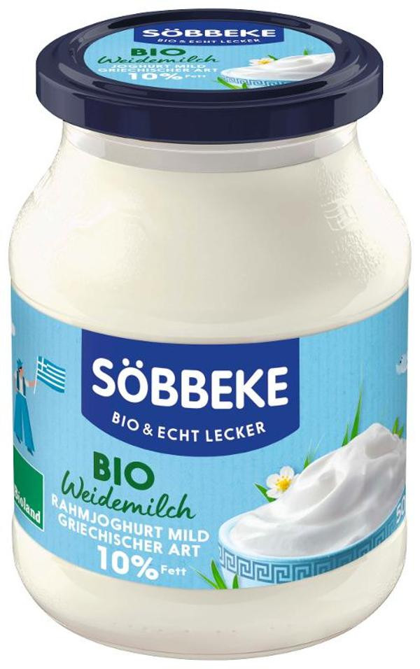 Produktfoto zu Rahmjoghurt griechischer  Art 10% von Söbbeke