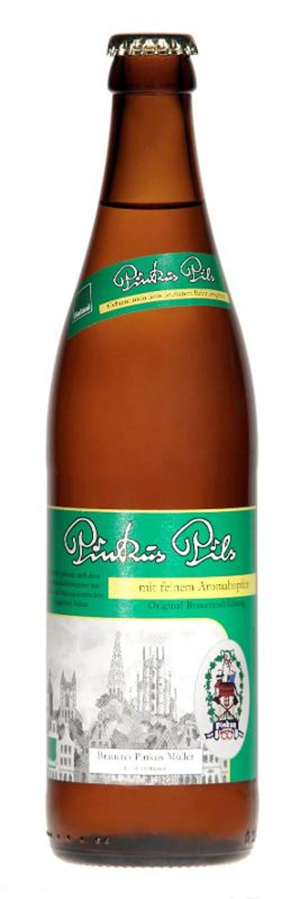 Produktfoto zu 8er Kasten Pinkus Pils