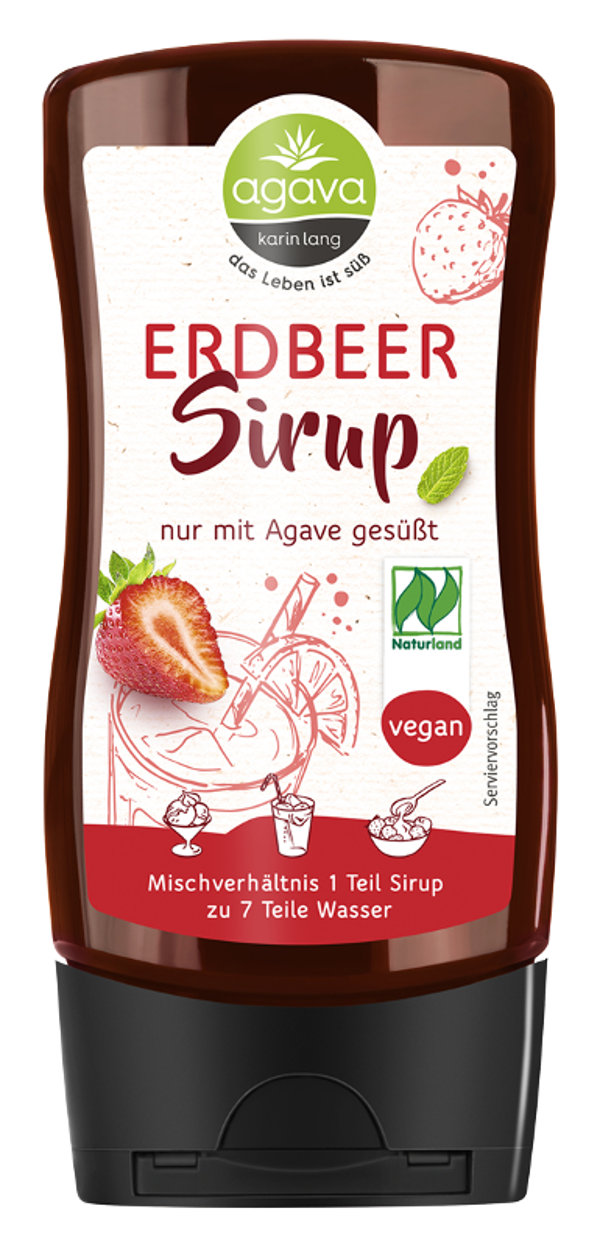 Produktfoto zu Erdbeersirup von Agava