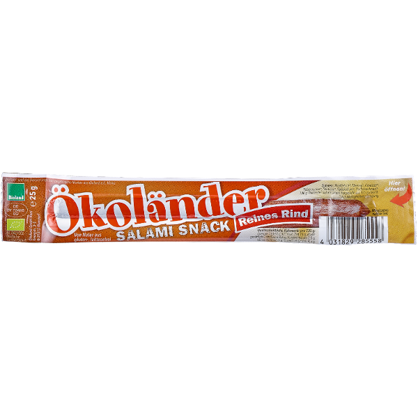 Produktfoto zu Salami-Snack, Rind von Ökoländer