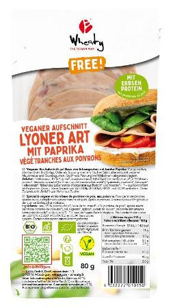 Produktfoto zu Lyoner Art mit Paprika von Wheaty