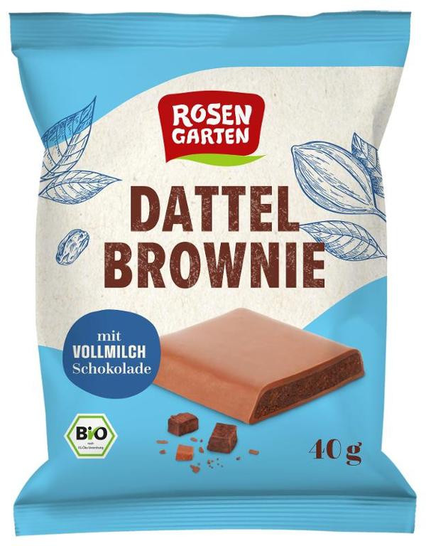 Produktfoto zu Vollmilch Dattel Brownie von Rosengarten