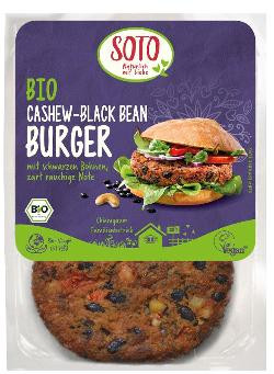 Produktfoto zu Cashew-Black Bean Burger von Soto