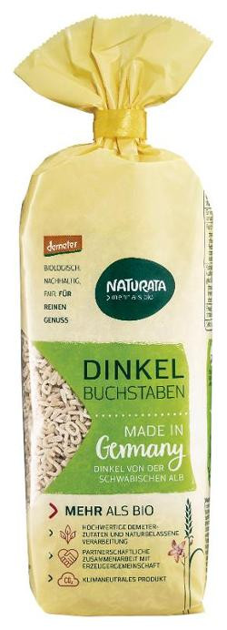 Produktfoto zu Dinkel Buchstaben hell von Naturata