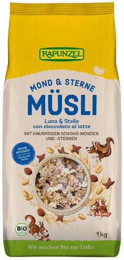 Produktfoto zu Mond und Sterne Müsli von Rapunzel