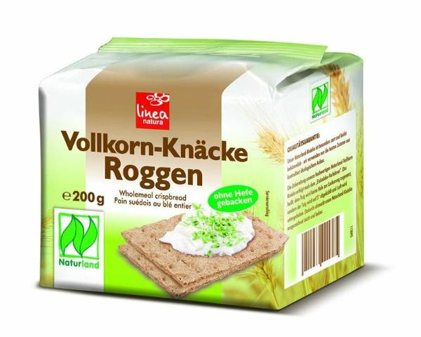 Produktfoto zu Vollkorn-Knäcke Roggen von Linea natura