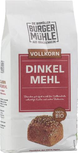 Produktfoto zu Dinkelvollkornmehl von Burgermühle