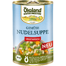 Produktfoto zu Gemüse-Nudelsuppe von Ökoland