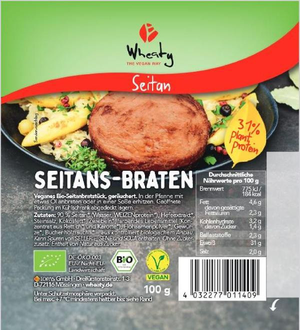 Produktfoto zu Seitans-Braten von Wheaty