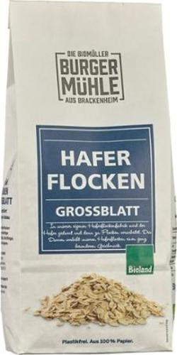 Produktfoto zu Haferflocken Großblatt von Burgermühle